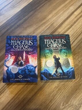 Magnus Chase and the Gods of Asgard Book 1 and 2 Hardcover First Edition Riordan